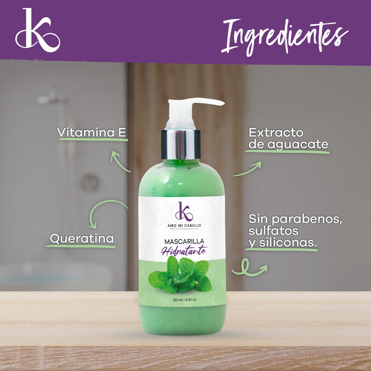 Mascarilla Hidratante 250 ml