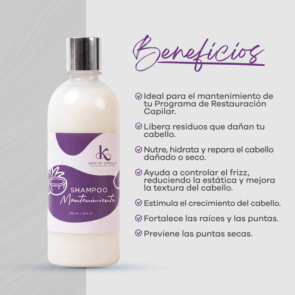 Shampoo de Mantenimiento 500 ml