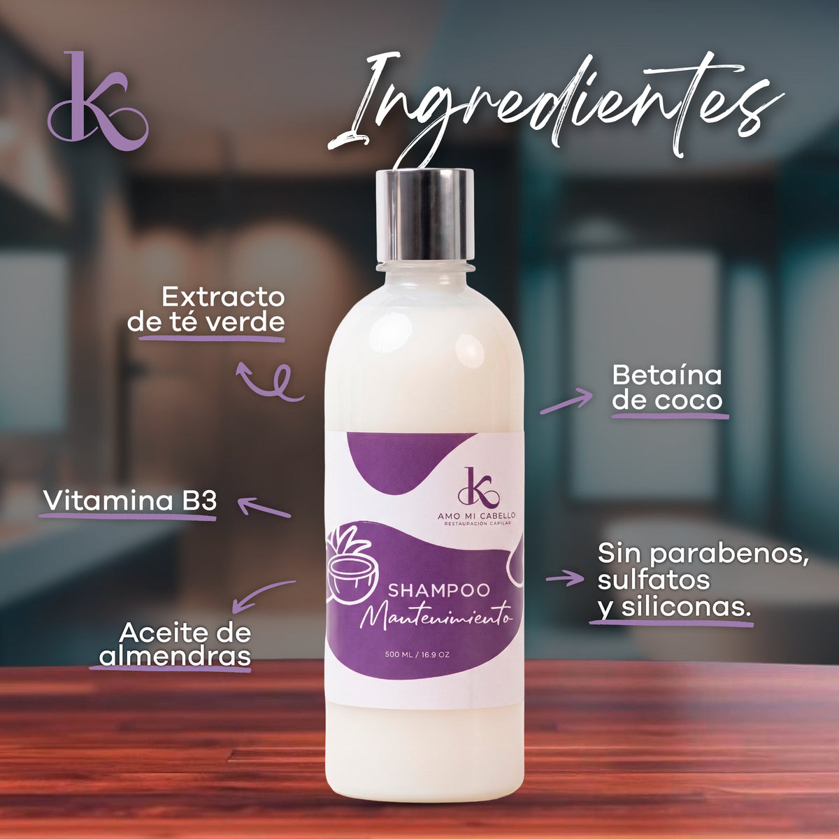 Shampoo de Mantenimiento 500 ml
