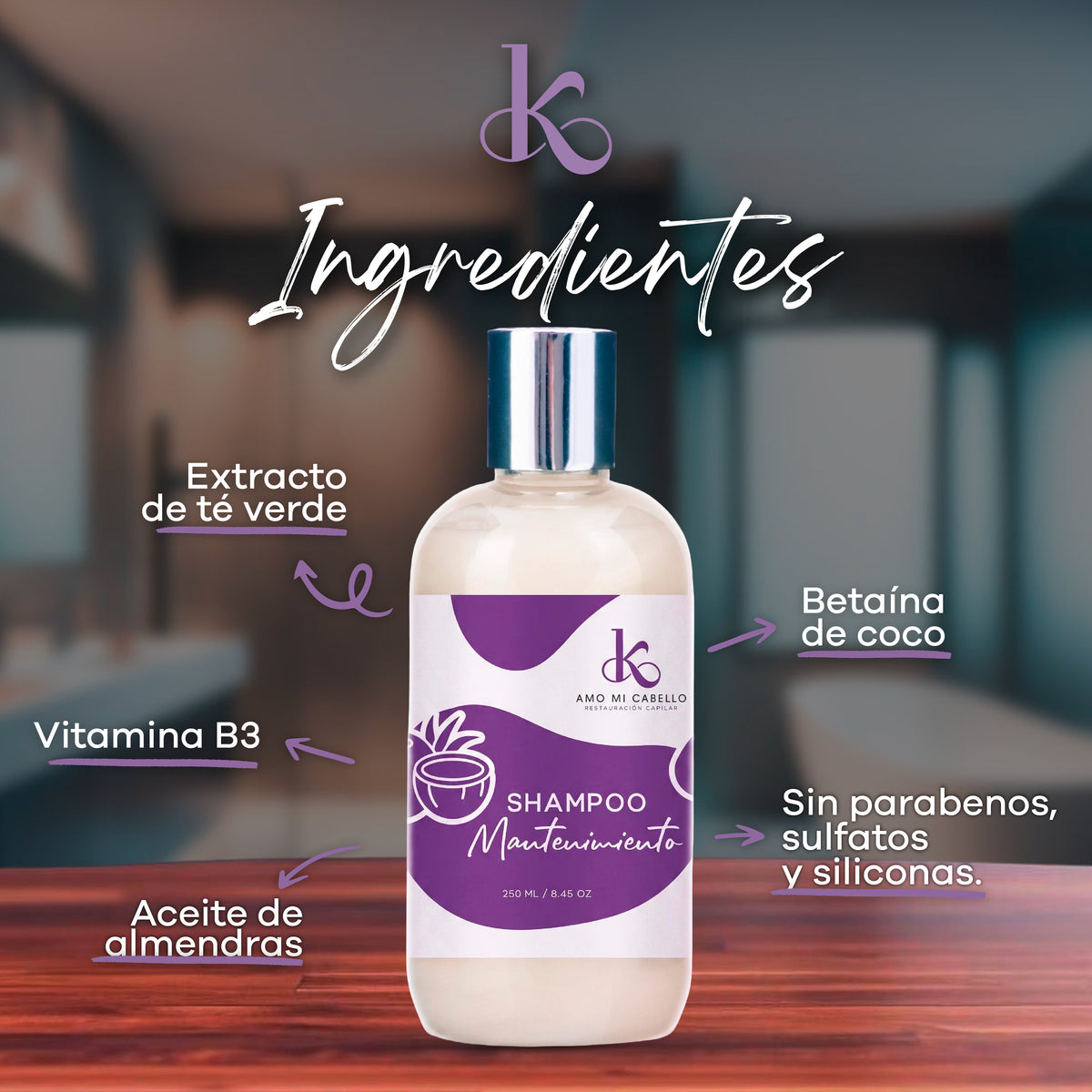 Shampoo de Mantenimiento 250 ml